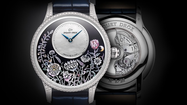 Jaquet Droz, J005014211, Petite Heure Minute Thousand Year Lights, Front Back