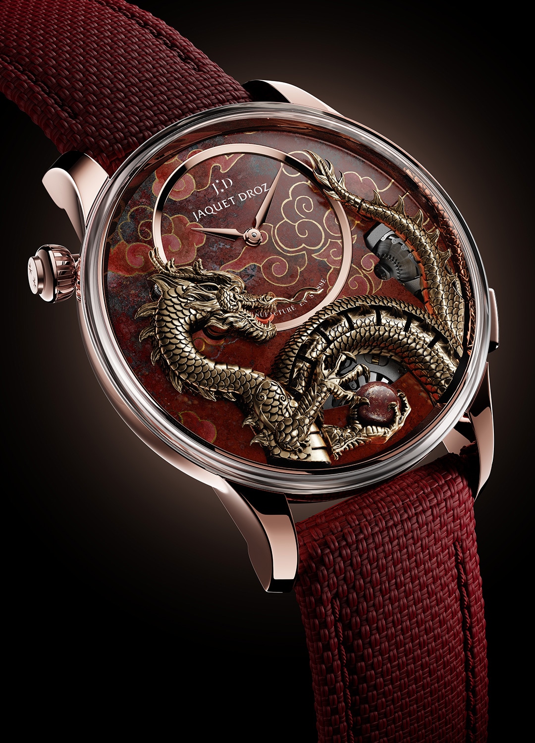 Imperial Dragon Automaton Red Gold - Cuprite