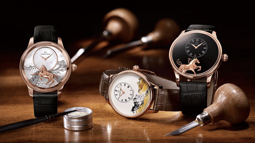 Jaquet Droz pays tribute to the sign of the horse