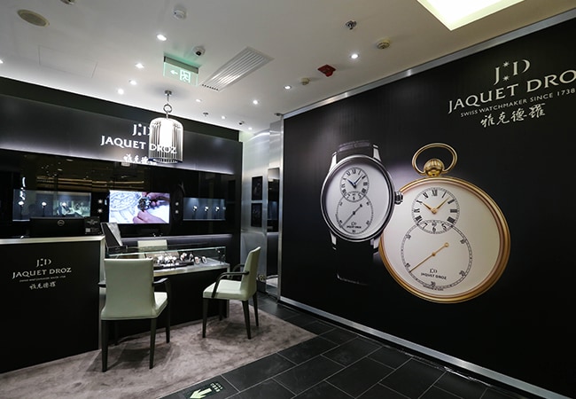 Jaquet Droz Boutique opening at Beijing Oriental Plaza