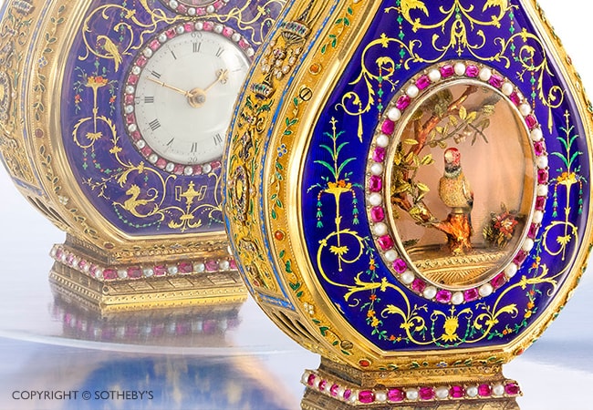 Record sale for Jaquet Droz antique piece at Sotheby's