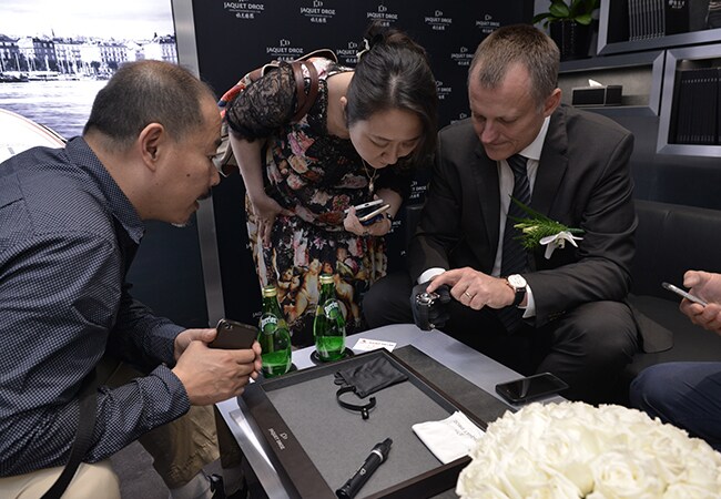 Jaquet Droz Boutique opening at Beijing Oriental Plaza