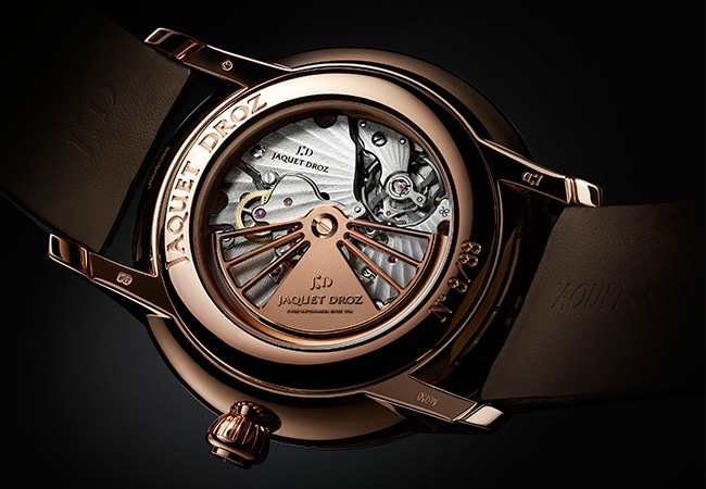 Jaquet Droz Grande Seconde Deadbeat ambiance back