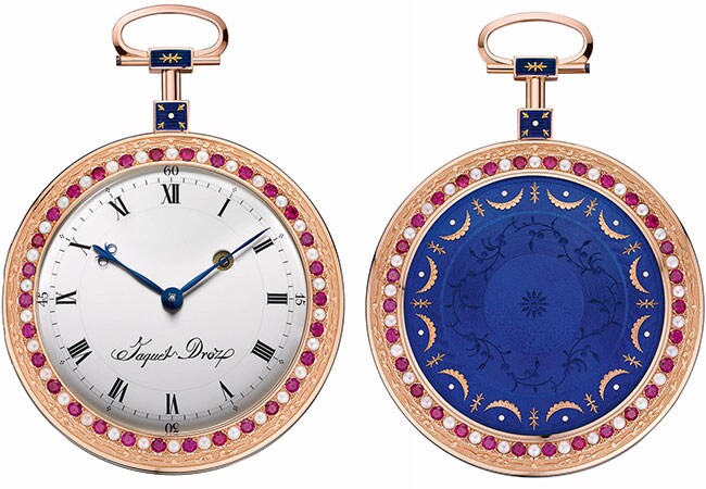 J080033004 THE-POCKET WATCH JAQUET DROZ FRONT AND BACK