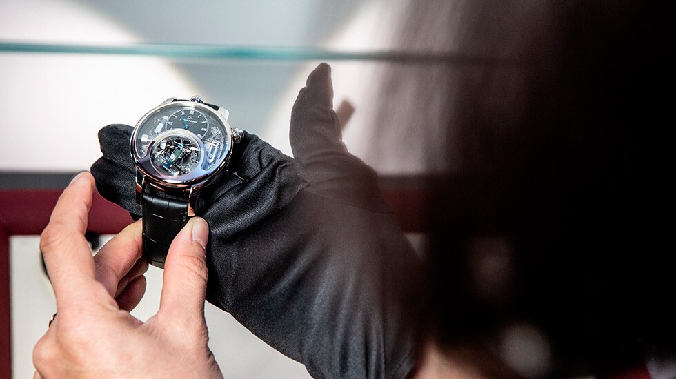 Jaquet Droz, collaboration with Italdizain, Azerbaijan, Charming Bird Demonstration