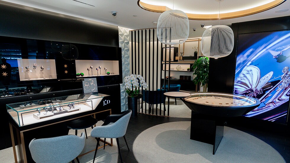 Jaquet Droz, Hong Kong Boutique Opening, Boutique Interior