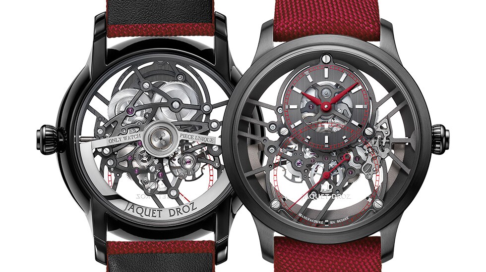 Jaquet Droz, Only Watch 2019, Grande Second Skelet-One Ceramic, Front Back, J003525543