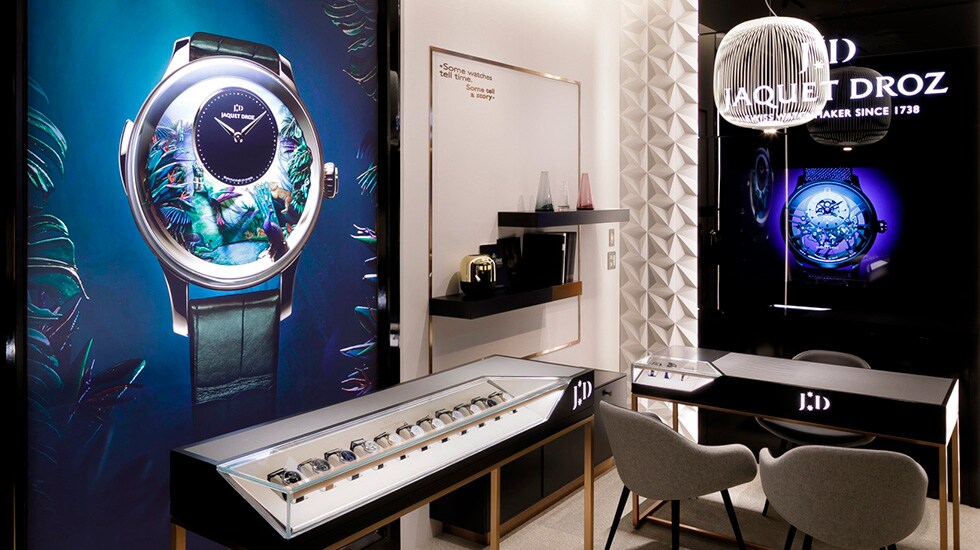 Jaquet Droz, Shop in Shop at Daimaru Shinsaibashi Main building, Osaka, Left View
