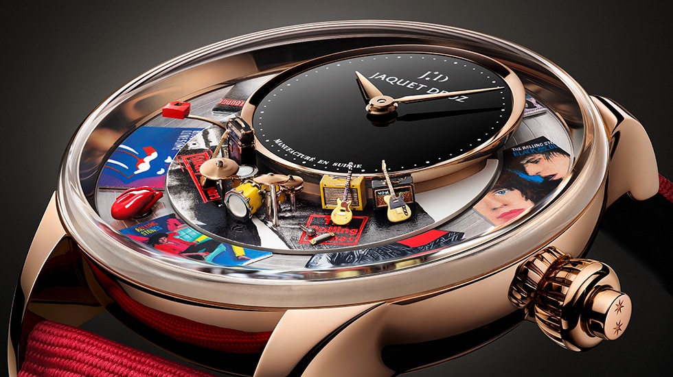 THE ROLLING STONES AUTOMATON: THE ROCK 'N' ROLLEST UNIQUE PIECES IN  WATCHMAKING HISTORY | Jaquet Droz