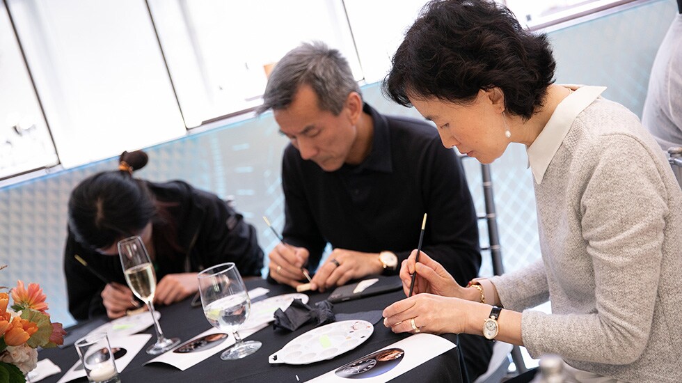 Jaquet Droz, Tourbillon Boutique Sann Francisco, Painting Workshop