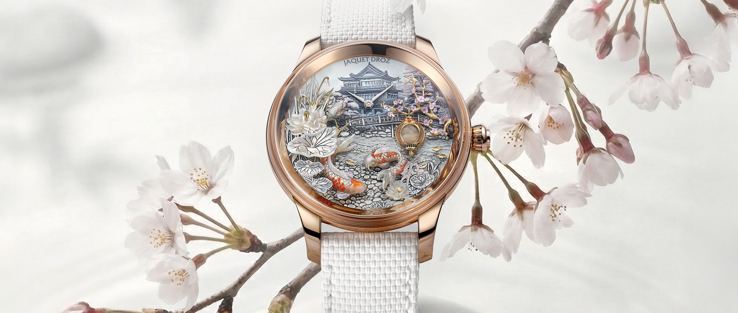Petite Heure Minute Red Gold - Japanese Garden