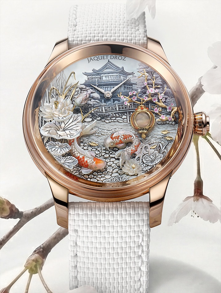 Petite Heure Minute Or Rouge - Jardin Japonais