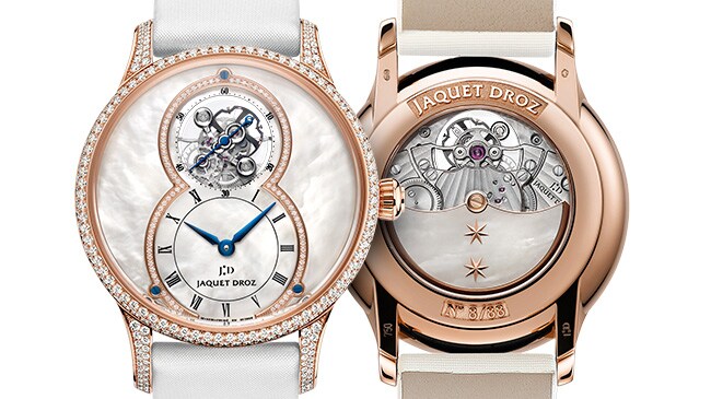 Jaquet Droz, J013013580, Grande Seconde Tourbillon Mother-of-pearl, Front / Back