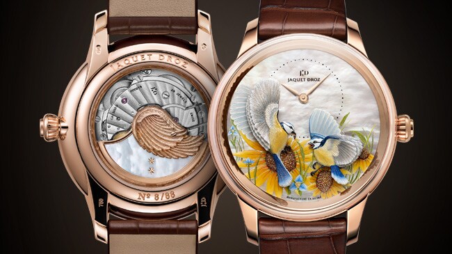 Jaquet Droz, J013013580, Grande Seconde Tourbillon Mother-of-pearl, Front / Back