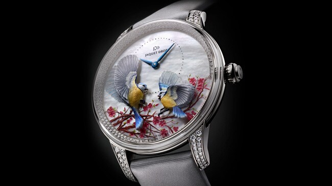 Jaquet Droz, Baselworld 2017 Novelties, J005024576, Petite Heure Minute Relief Seasons Spring, Ambiance