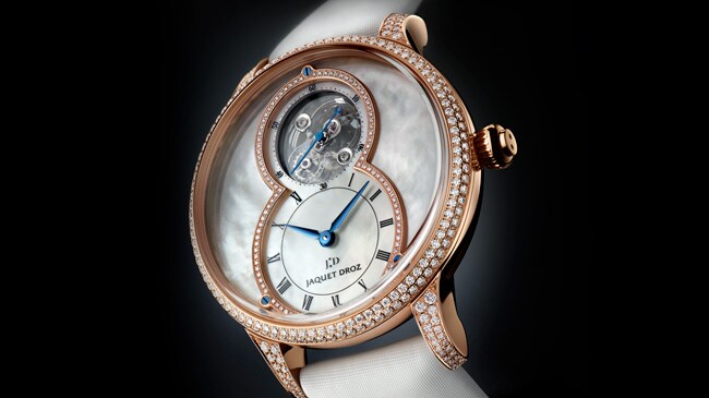 Jaquet Droz, Baselworld 2017 Novelties, J013013580, Grande Seconde Tourbillon Mother-Of-Pearl, Ambiance