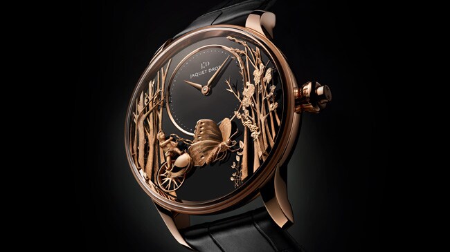 Jaquet Droz, Baselworld 2017 Novelties, J032533270, Loving Butterfly Automaton, Ambiance