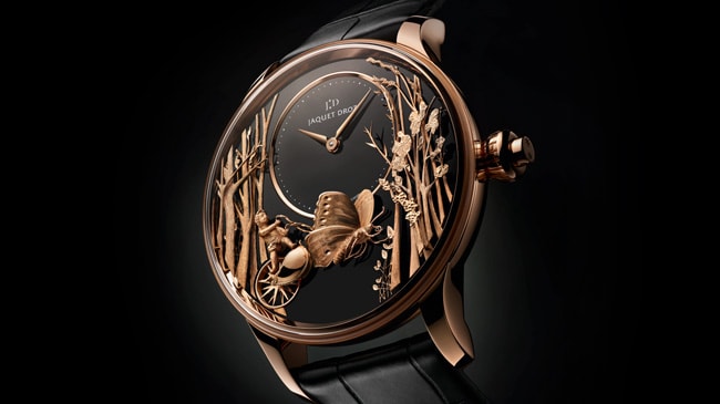 Jaquet Droz, Baselworld 2017 Novelties, J032533270, Loving Butterfly Automaton, Ambiance