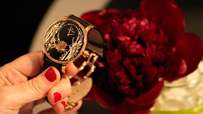 Jaquet Droz, 2017 Novelties in Paris, J032533270, Loving Butterfly Automaton, Presentation