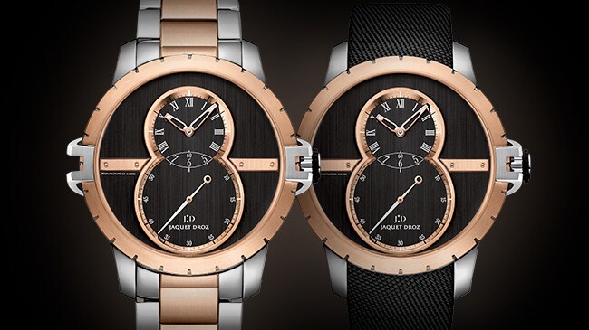 Jaquet Droz, 2017 New SW Pieces, Grande Seconde SW Steel Red-Gold, J029037141 and J029037541