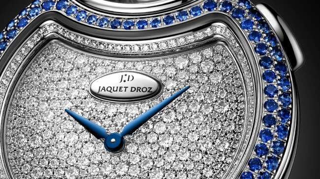 Jaquet Droz, Lady 8 Flower, J032004221, Close-Up, Automaton