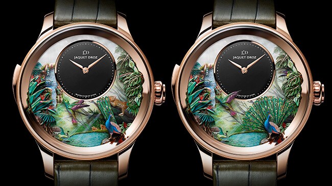 Jaquet Droz, Tropical Bird Repeater, J033033200, Animation