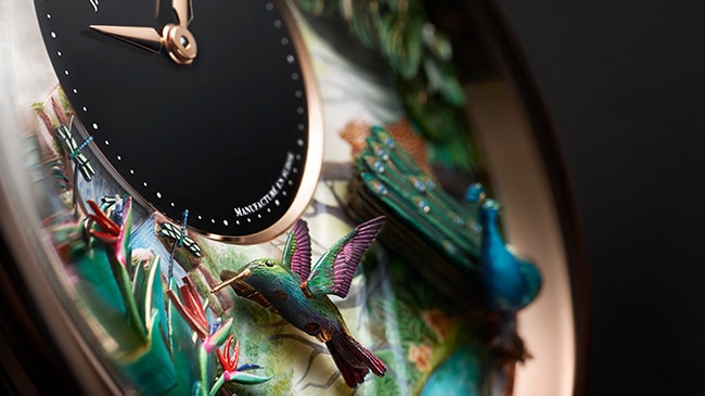 Jaquet Droz, Tropical Bird Repeater, J033033200, Close-Up