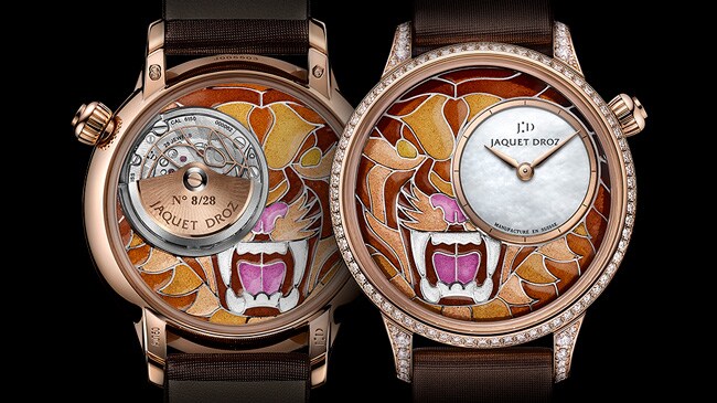 Jaquet Droz, Petite Heure Minute Smalta Clara, Tigre, J005504500, Workshop