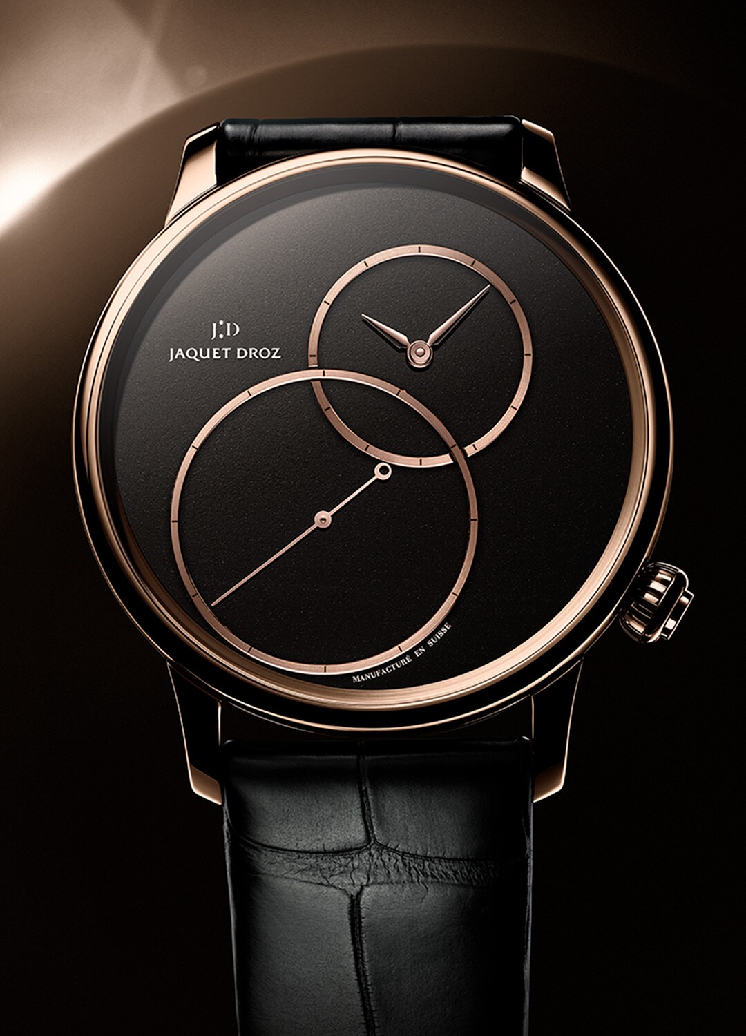 Grande Seconde<br>Off-centered Black Jade