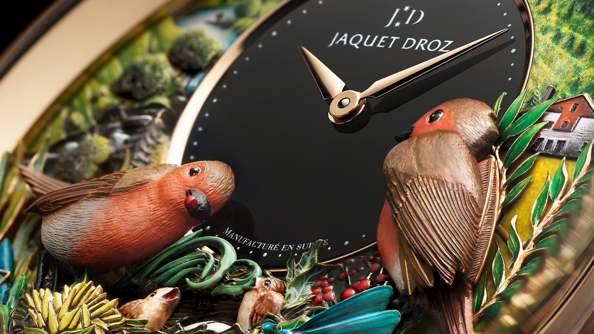 雅克德罗发布“300周年纪念款”报时鸟三问表（BIRD REPEATER “300TH ANNIVERSARY EDITION”)