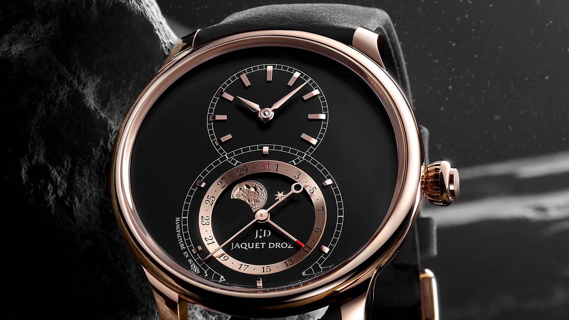 300th Anniversary of the birth of Pierre Jaquet-Droz:<br>the Grande Seconde reveals the moon