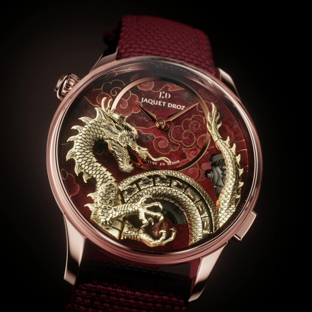 Imperial Dragon Automaton Red Gold - Cuprite