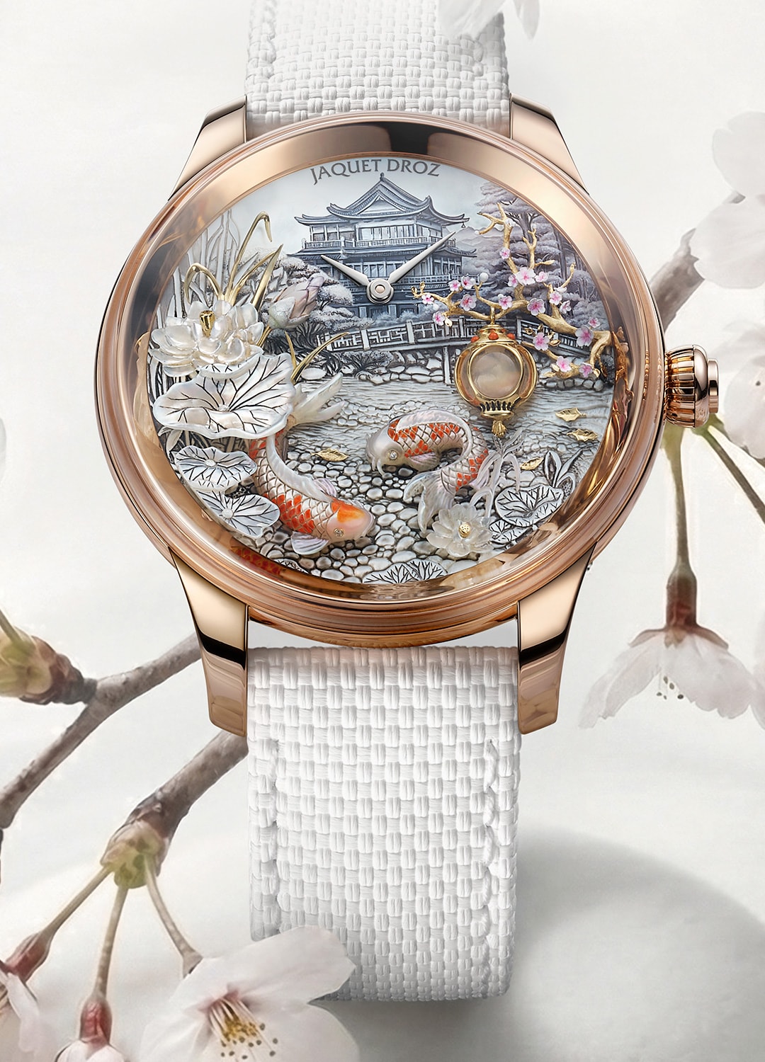 Petite Heure Minute Red Gold - Japanese Garden