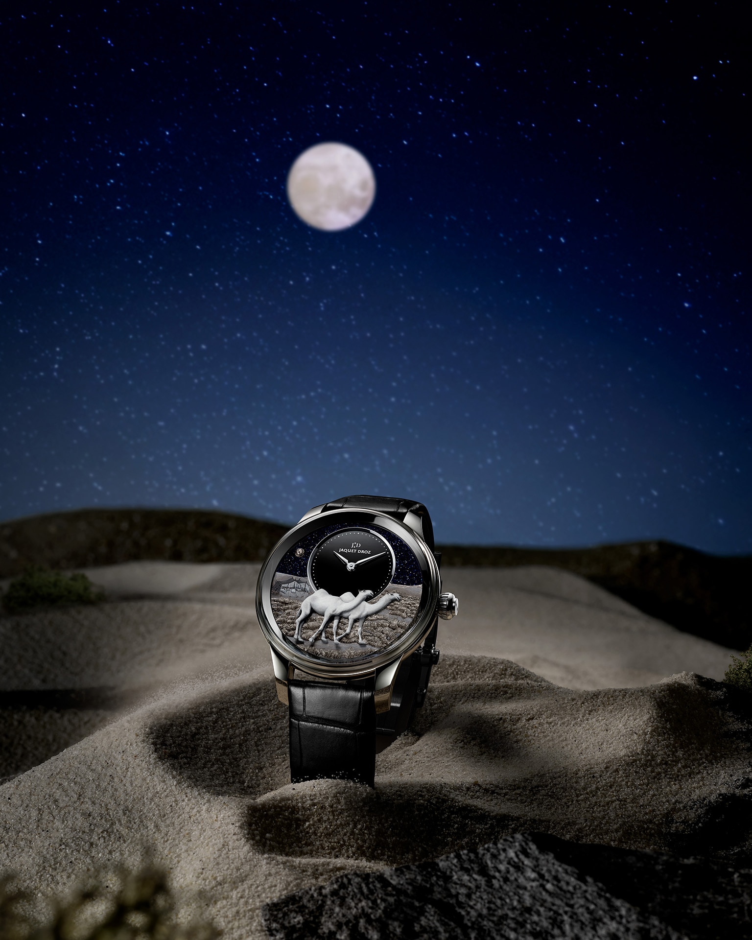 Petite Heure Minute Platinum - Camels
