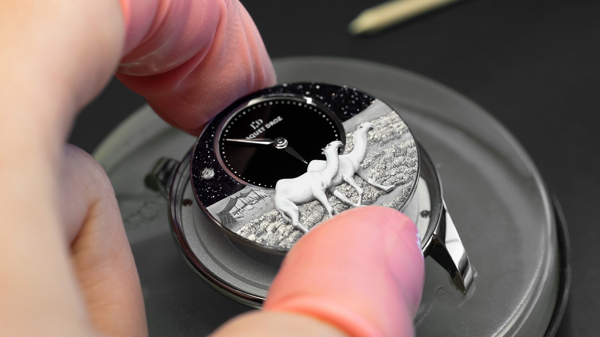 Petite Heure Minute Platinum - Camels