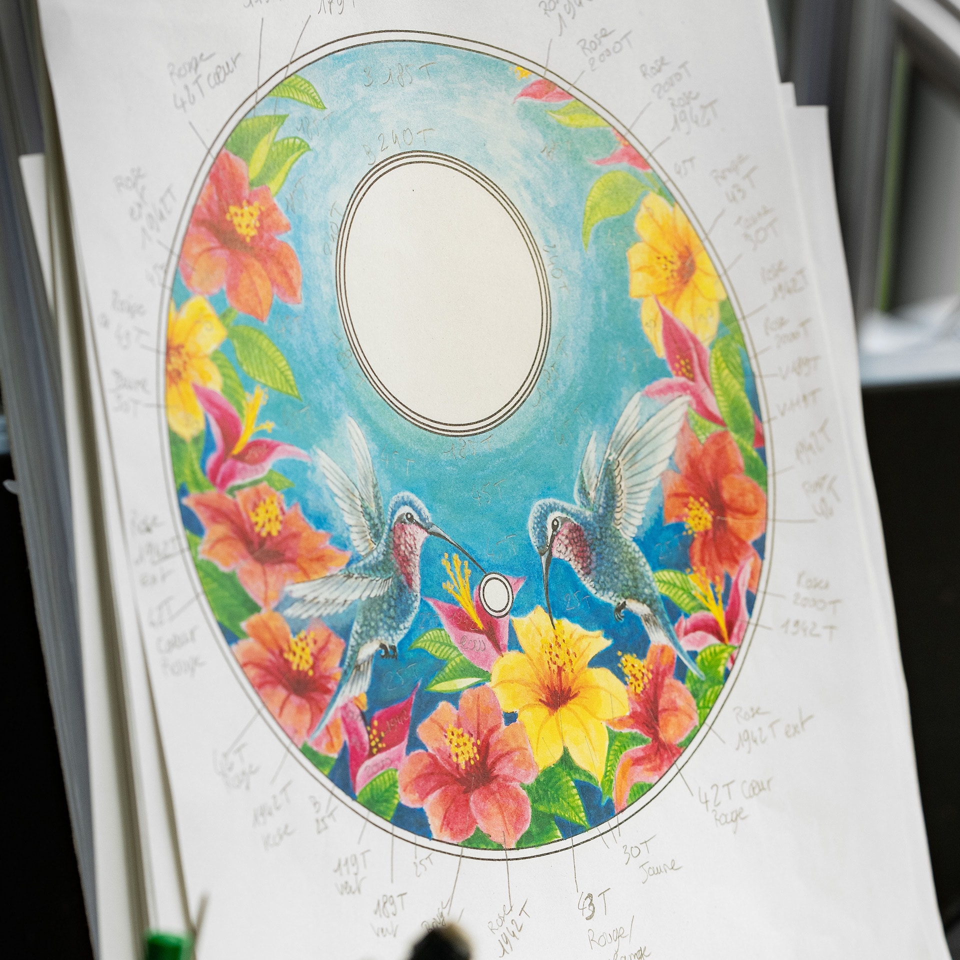 Petite Heure Minute Red Gold - Hummingbird