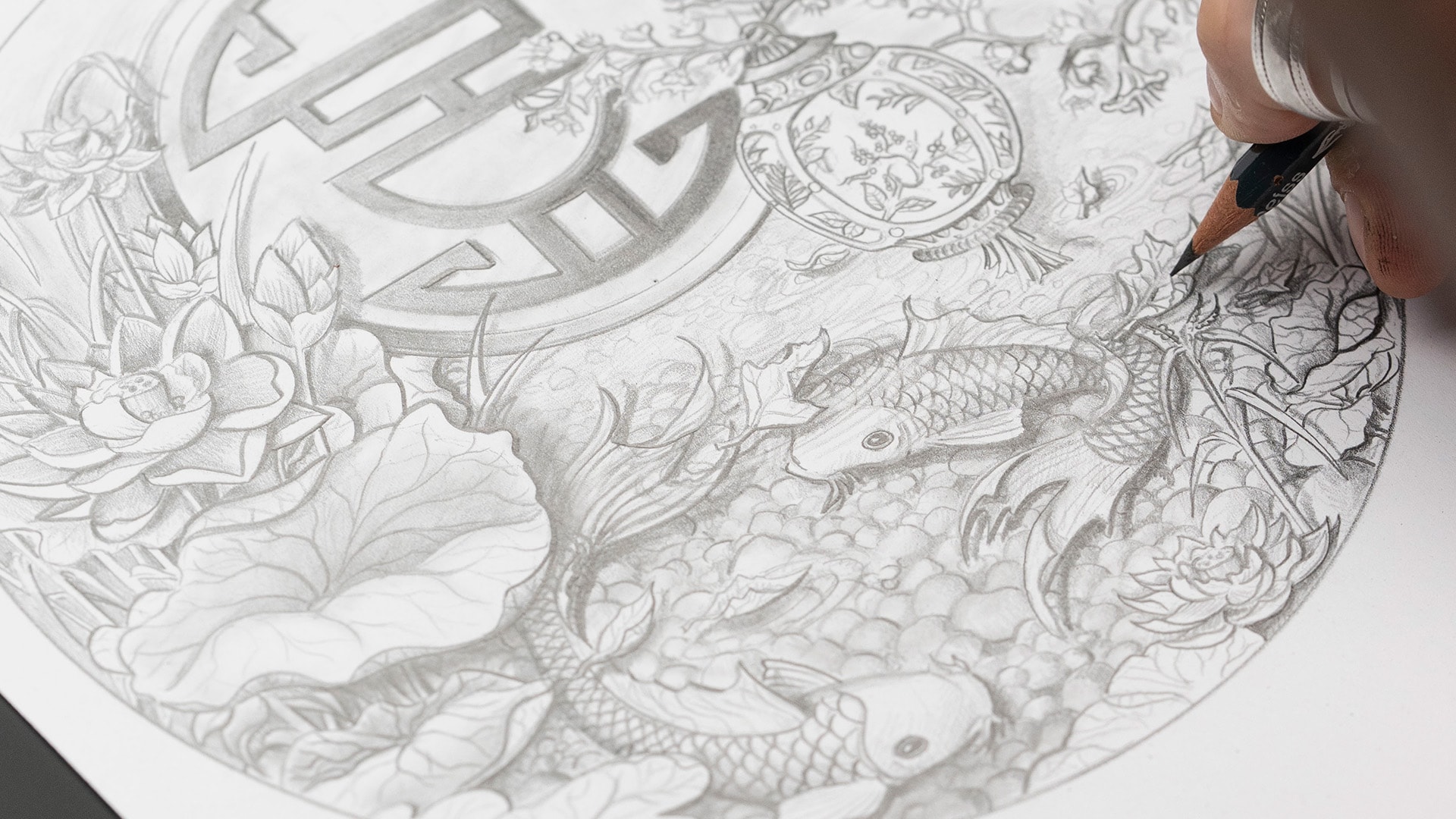 Petite Heure Minute Red Gold - Japanese Garden