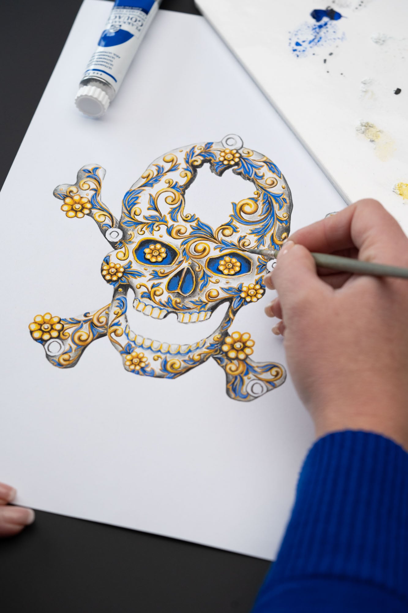 Baroque Skull original design