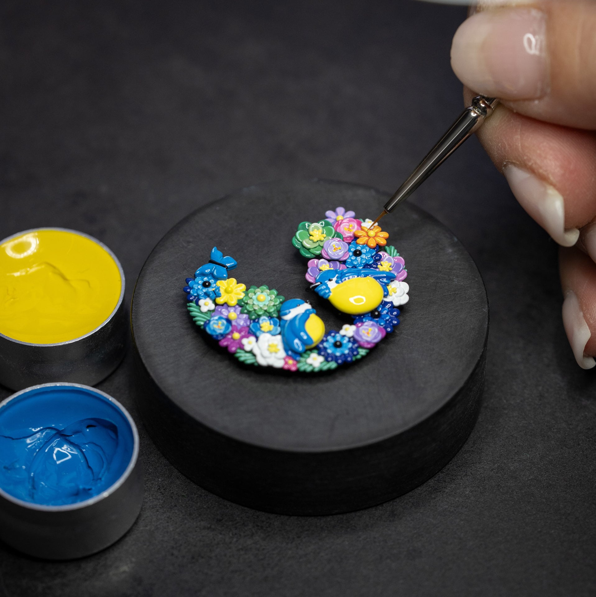 Joyful Birds, birds painting workshop