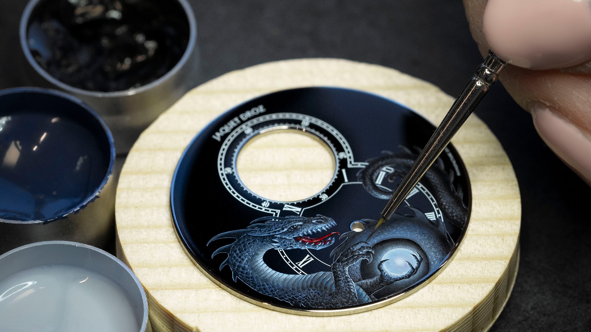 Tourbillon Dragon White Gold - John Howe