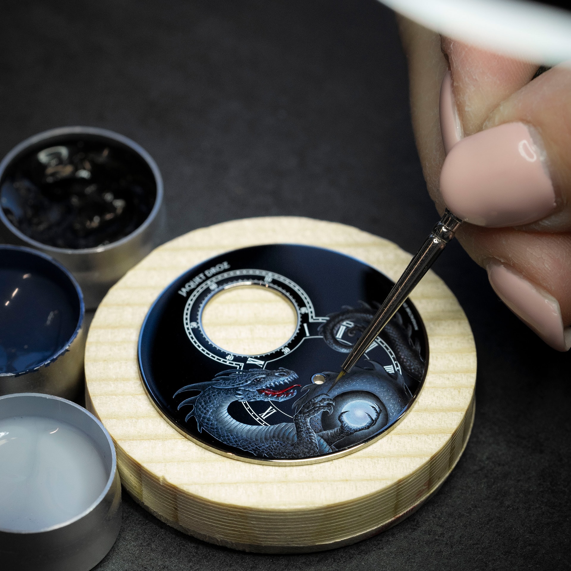 Tourbillon Dragon White Gold - John Howe