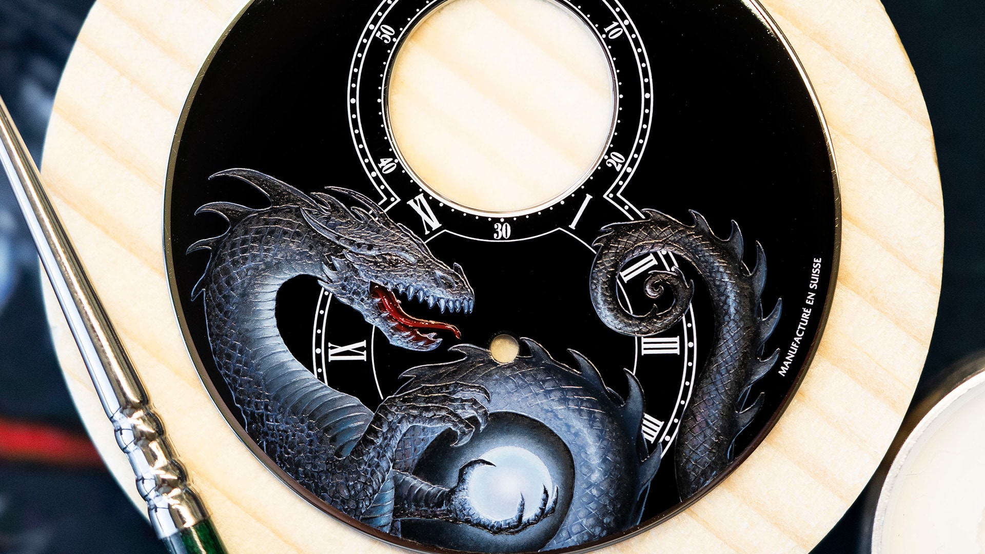 Tourbillon Dragon White Gold - John Howe