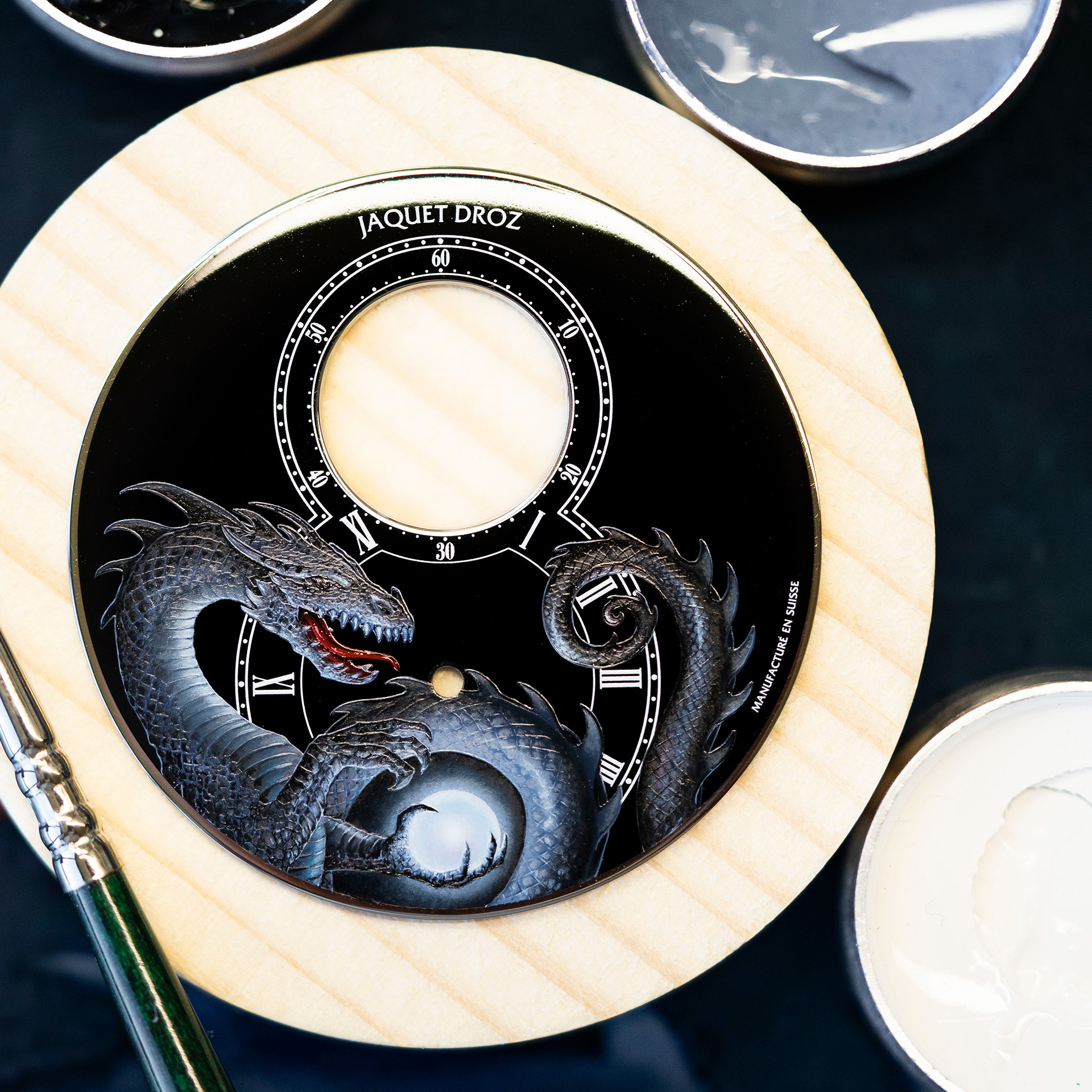 Tourbillon Dragon White Gold - John Howe