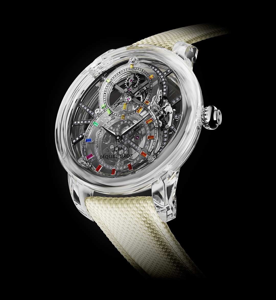 Tourbillon Skelet Sapphire :<br>pushing the Philosophy of the Unique still further
