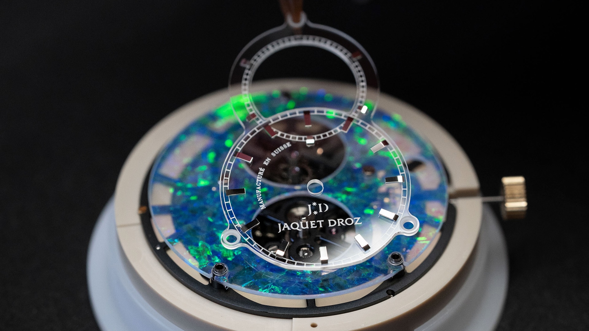 Tourbillon Skelet Sapphire Opal