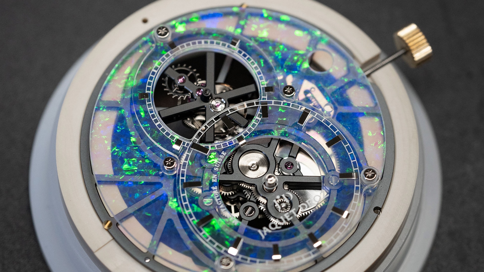 Tourbillon Skelet Sapphire Opal