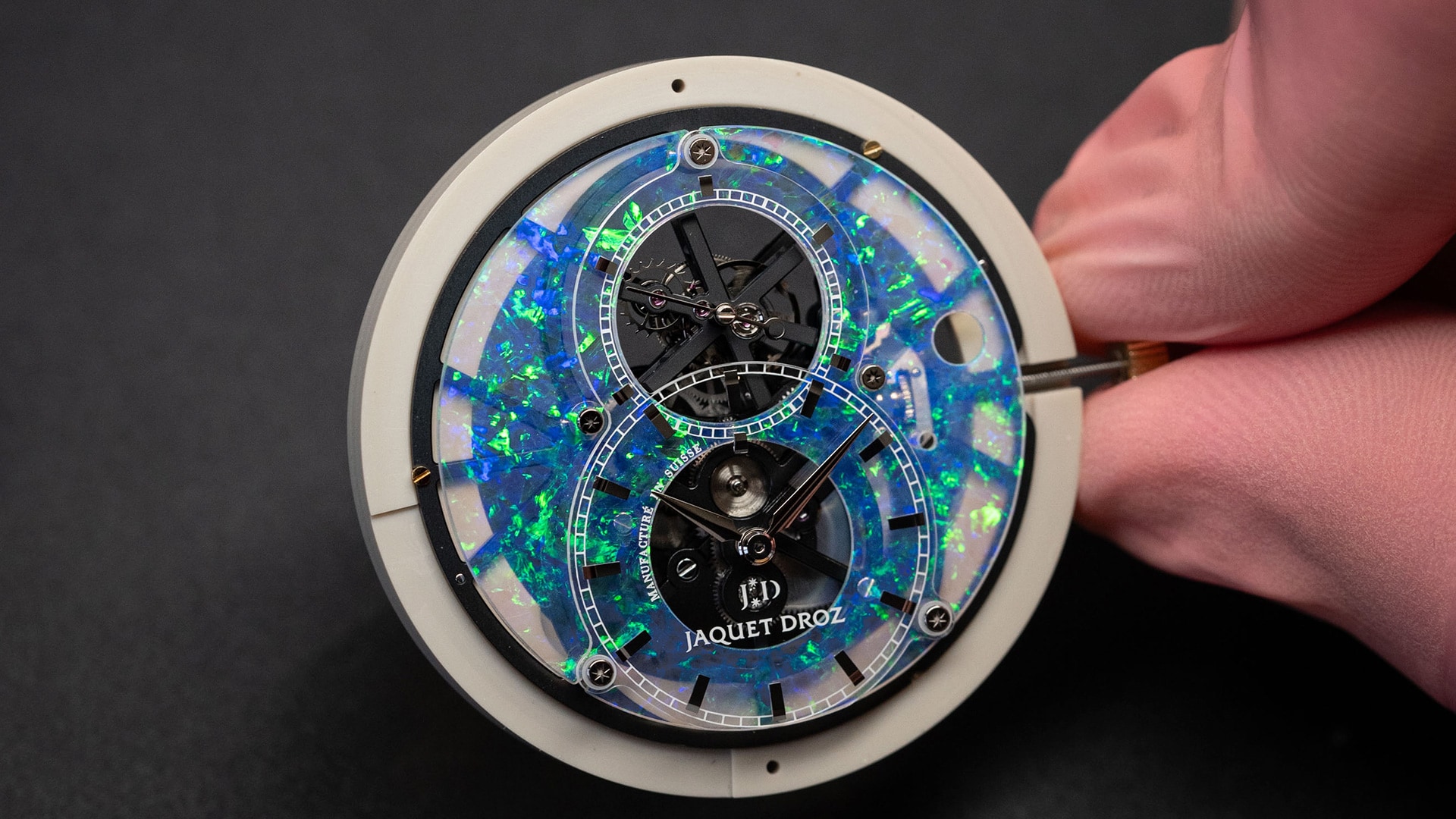 Tourbillon Skelet Sapphire Opal