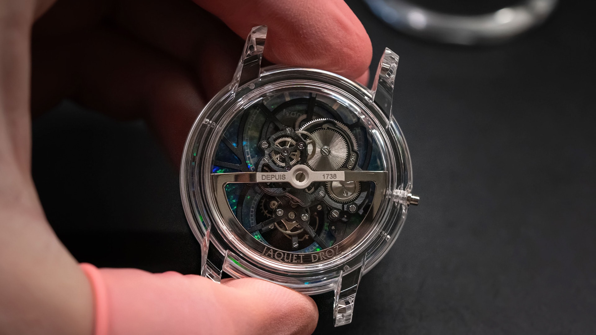 Tourbillon Skelet Sapphire Opal