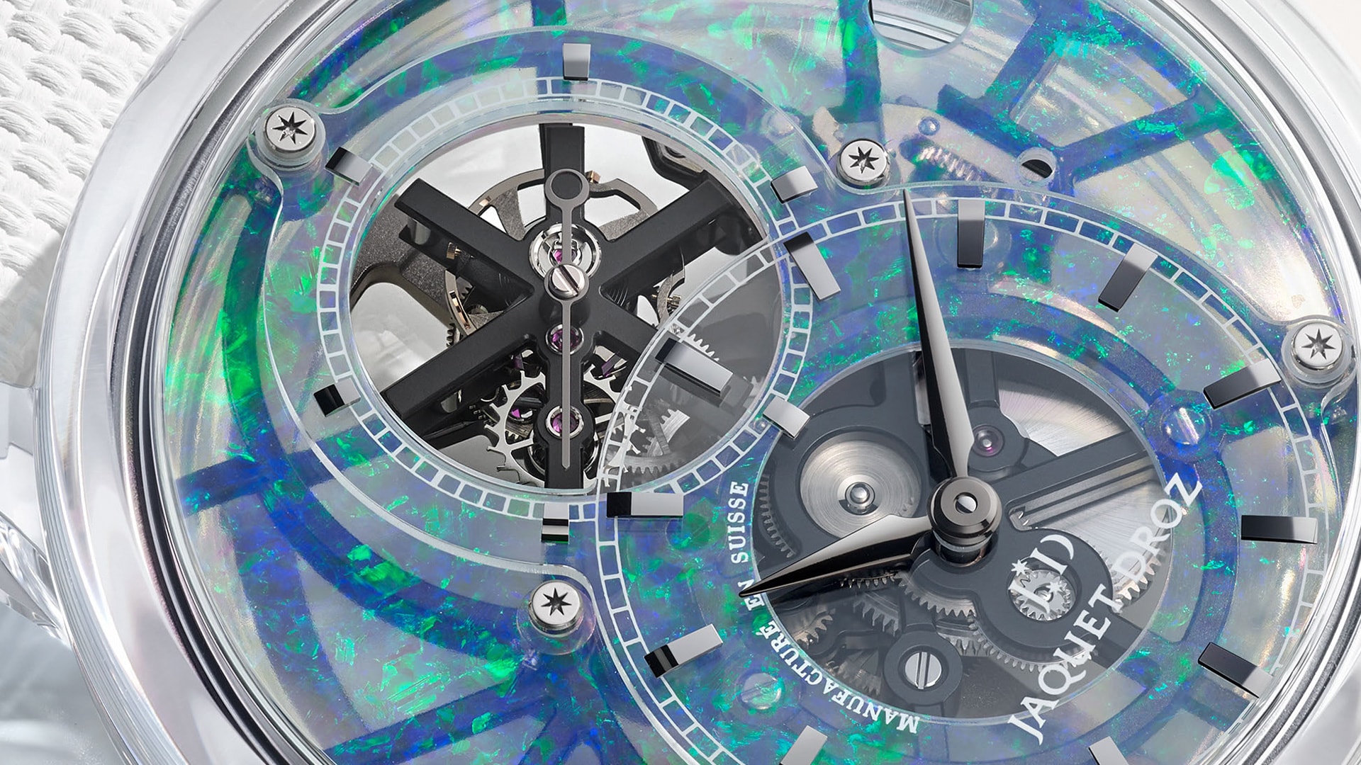 Tourbillon Skelet Sapphire Opal