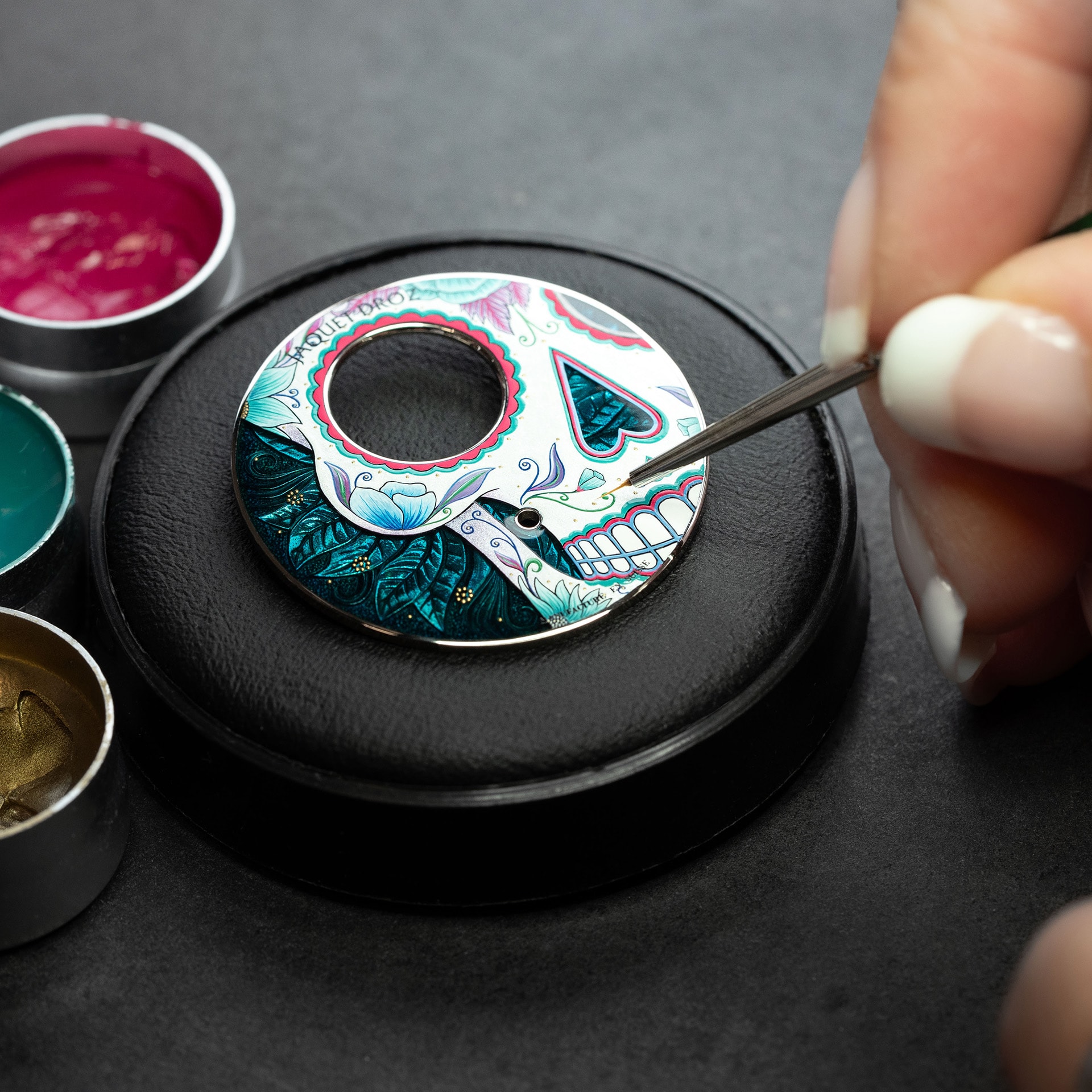 Tourbillon Skelet Red Gold - Catrina Skull